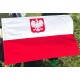 F5AGG  z godłem Polski 70x105 cm atlas